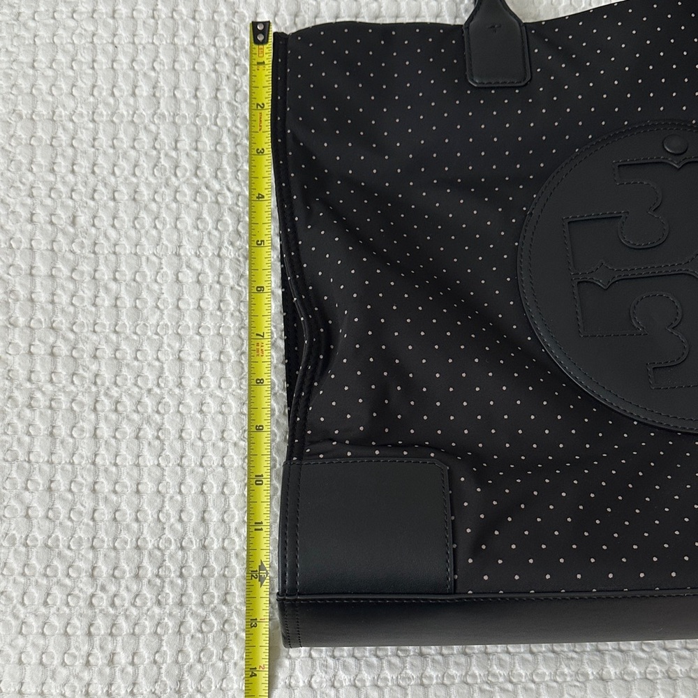 Tory Burch Black Polka Dot Tote - Picture 4 of 6